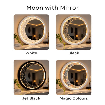 Realistic 3D Moon Wall Light | 3D Lunar Crater LED Lamp for Home Decor