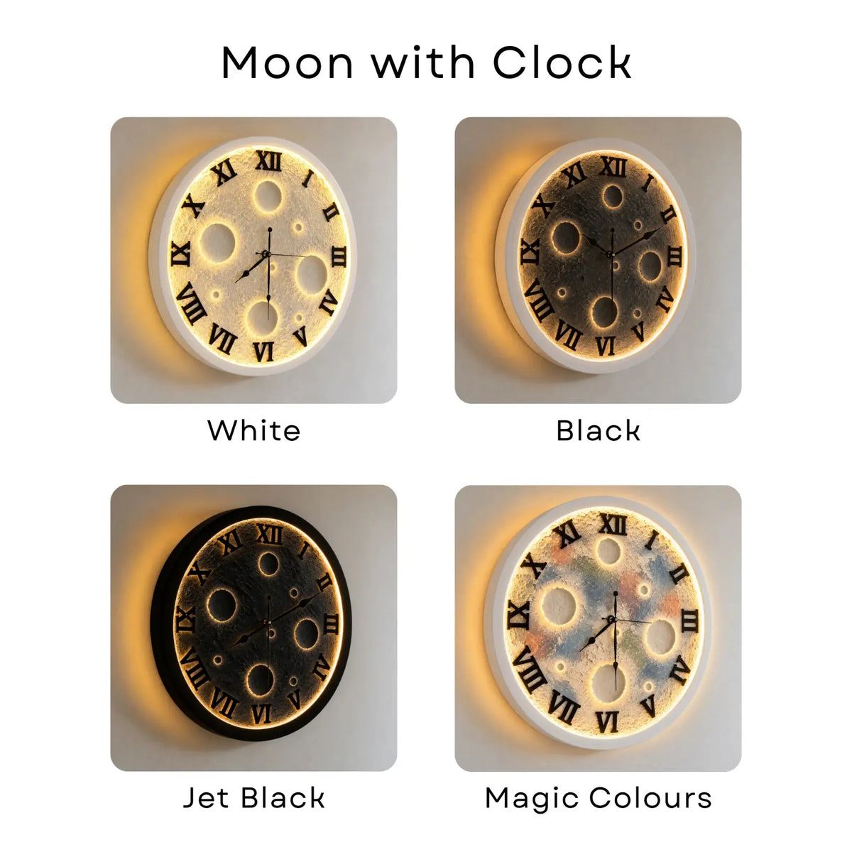 Realistic 3D Moon Wall Light | 3D Lunar Crater LED Lamp for Home Decor