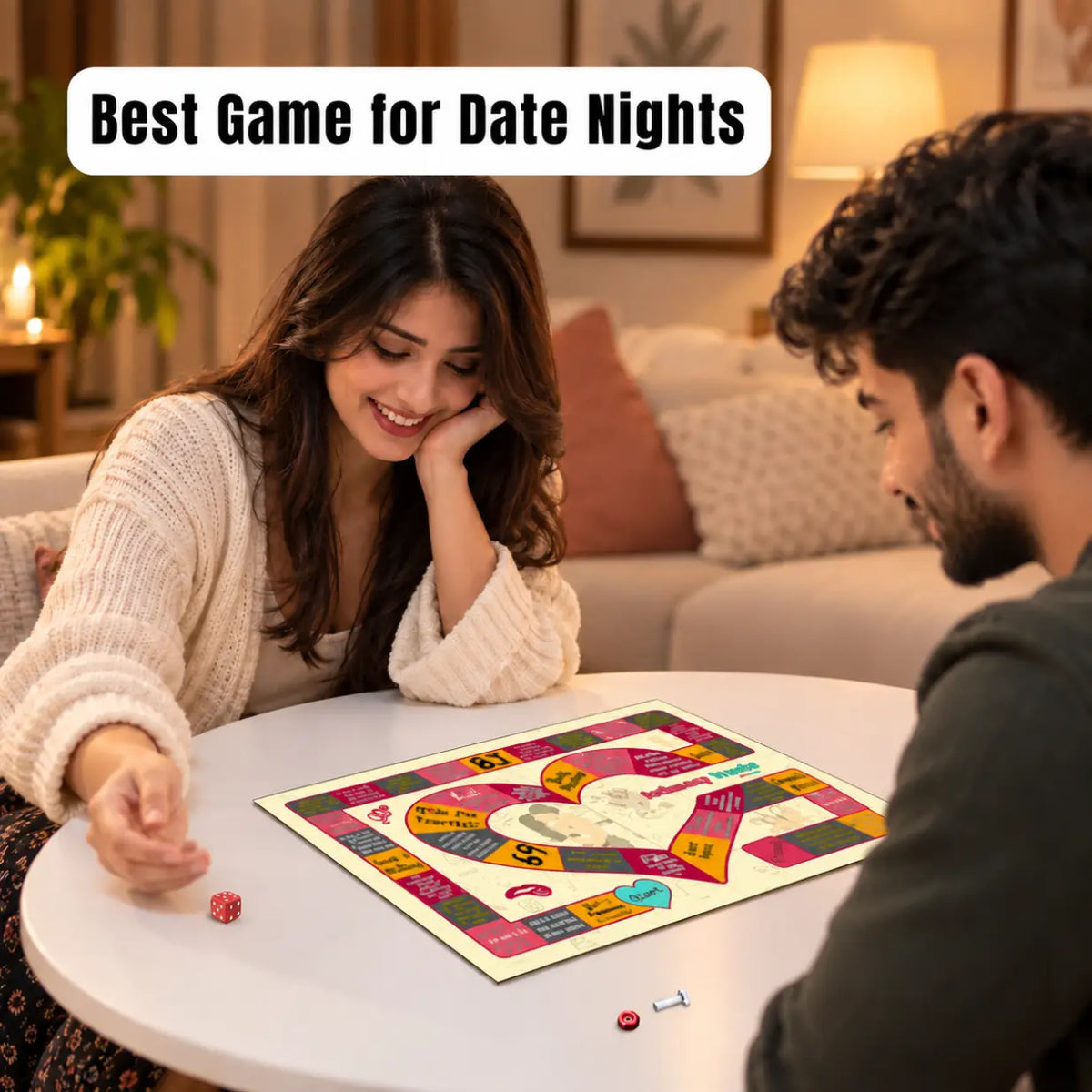 Intimacy Tracks | Couple Intimacy Board Game | Romantic & Naughty Game for Couples
