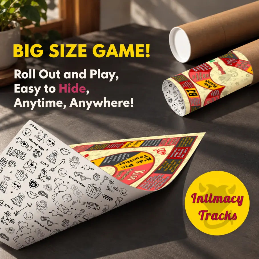 Intimacy Tracks | Couple Intimacy Board Game | Romantic & Naughty Game for Couples