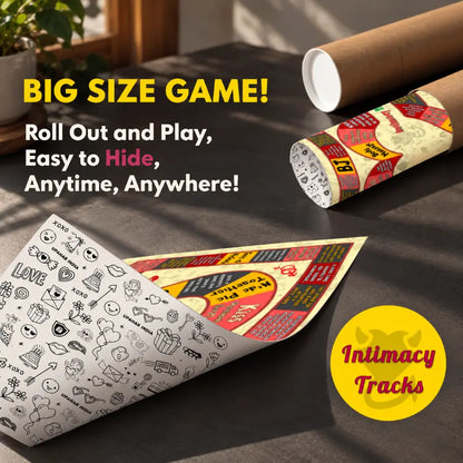 Intimacy Tracks | Couple Intimacy Board Game | Romantic & Naughty Game for Couples